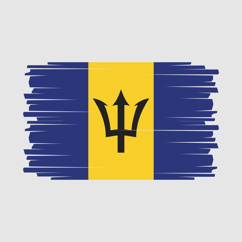Barbados Flag Vector