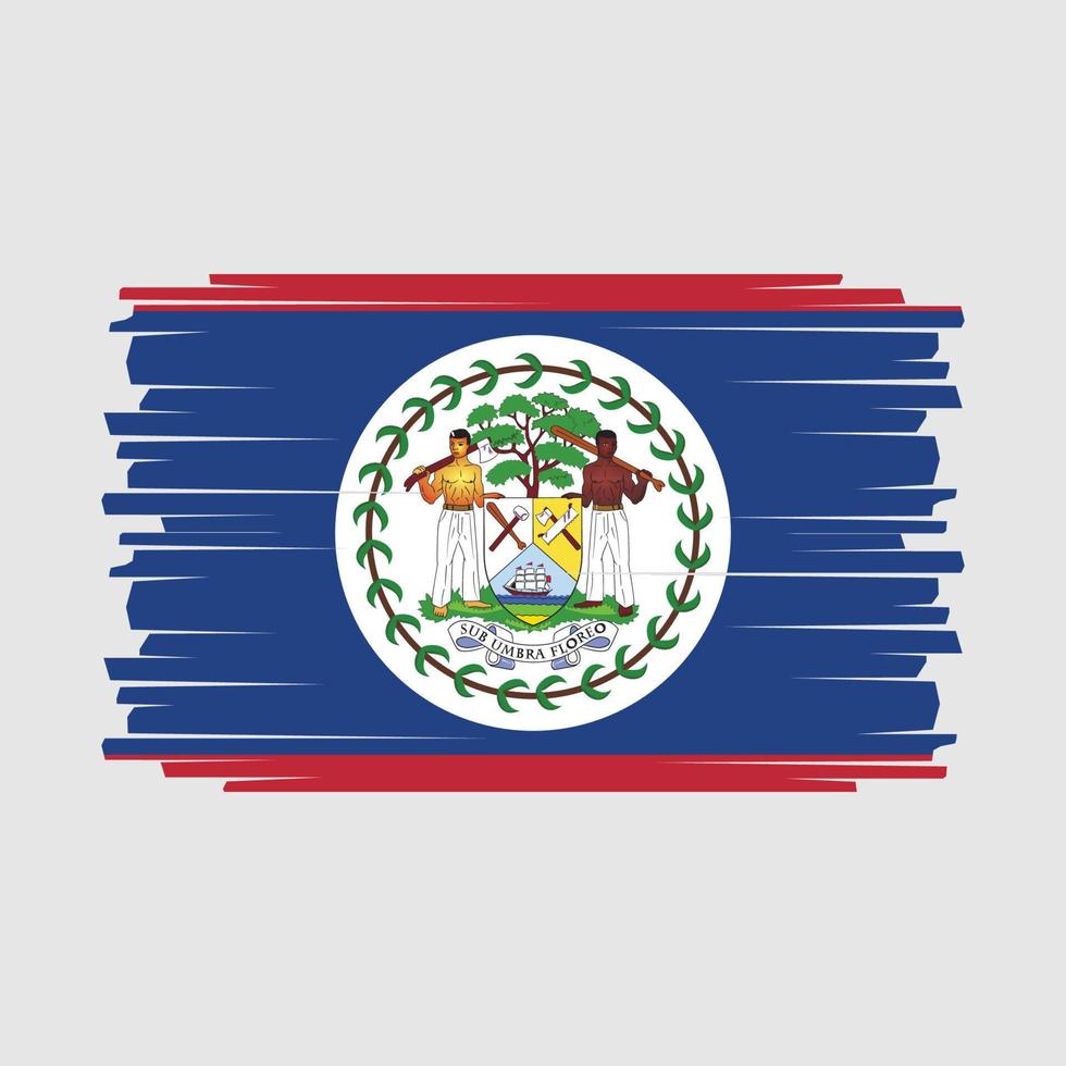Belize Flag Vector