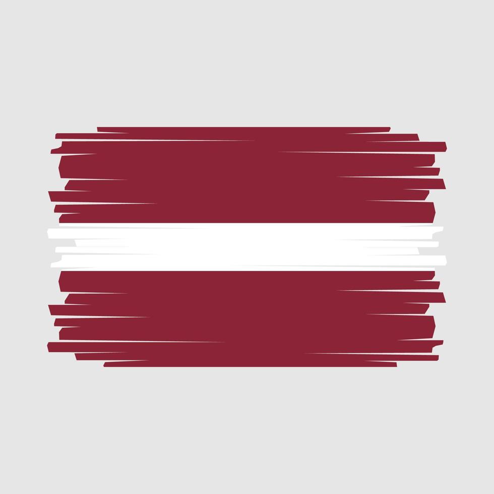 Latvia Flag Vector