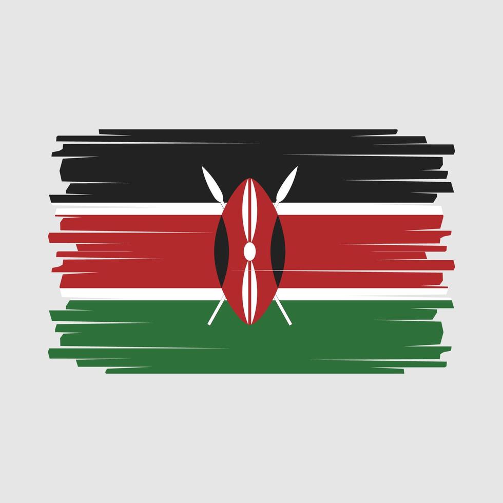 Kenya Flag Vector