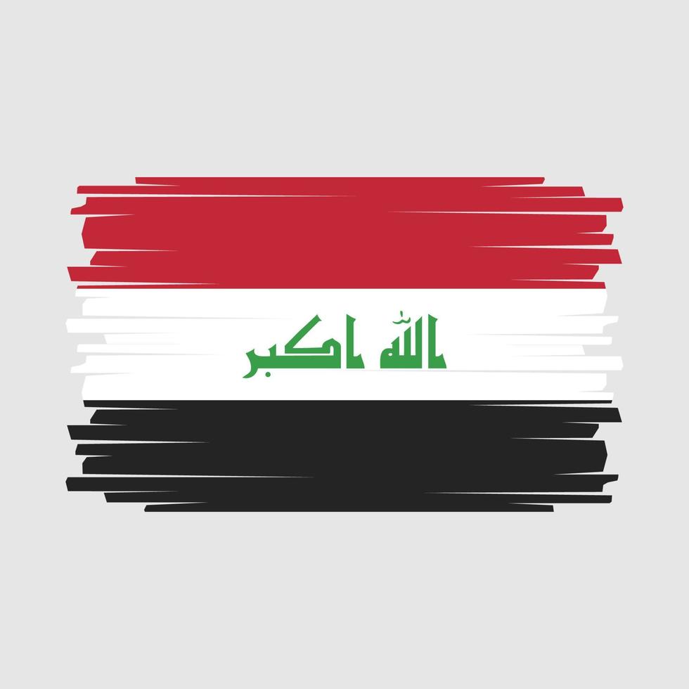 vector de bandera de irak