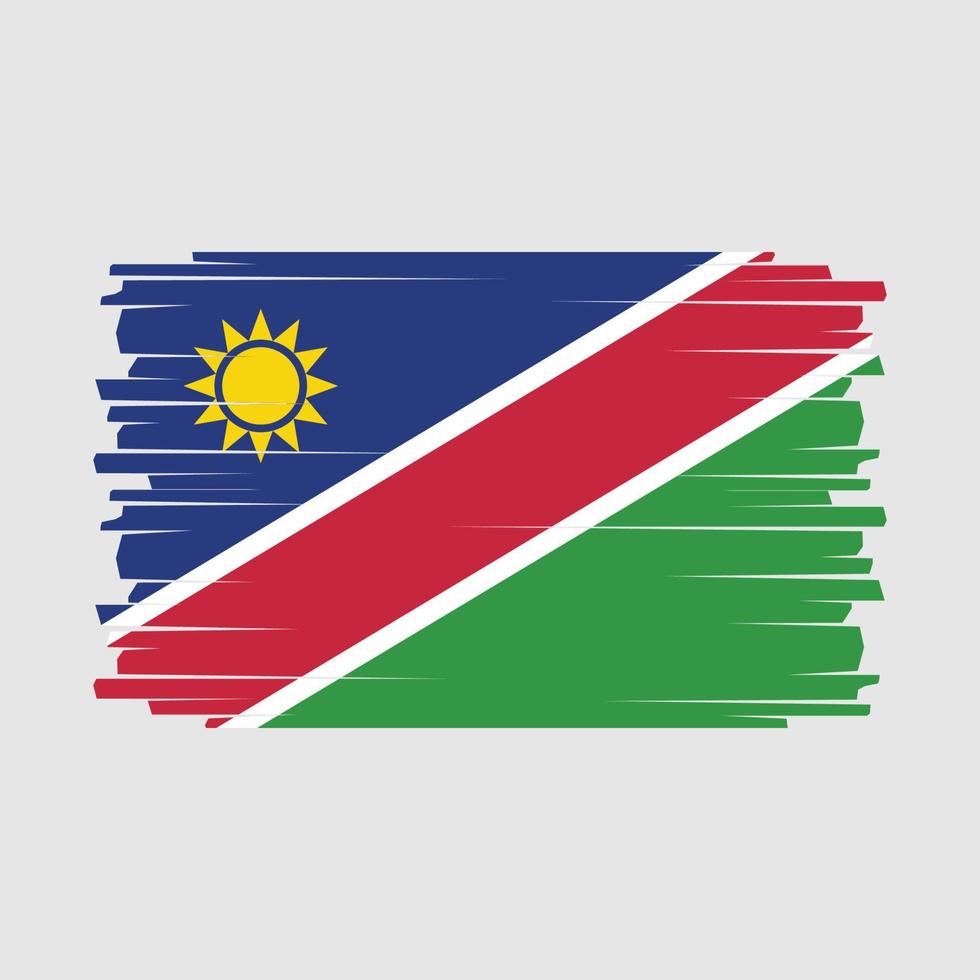 vector de bandera de namibia