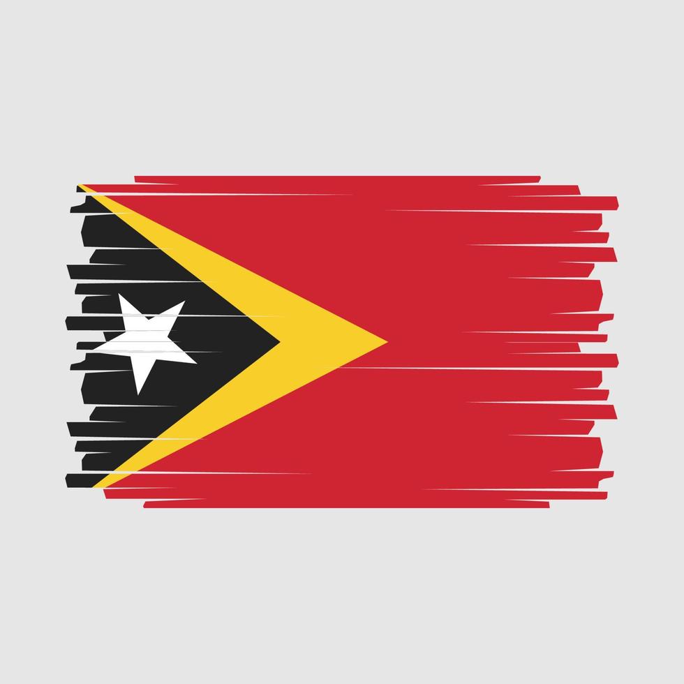 vector de bandera de timor oriental