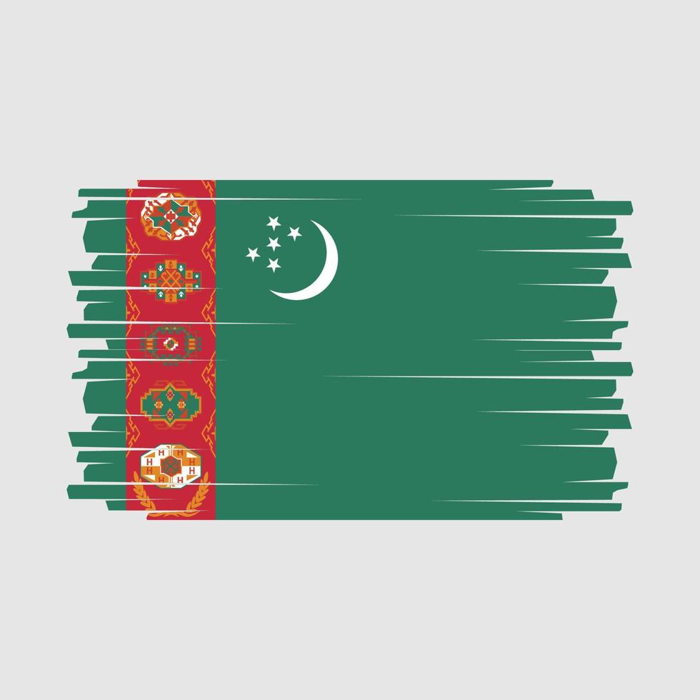 vector de bandera de turkmenistán