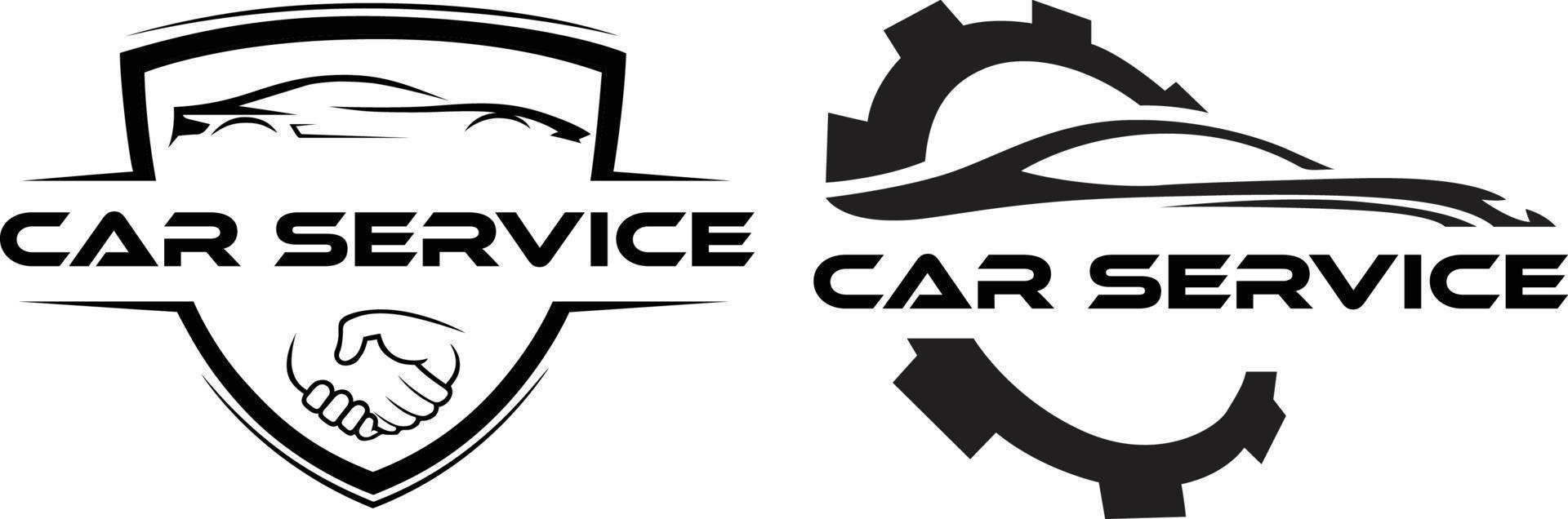 Car service logo design vector illustration.