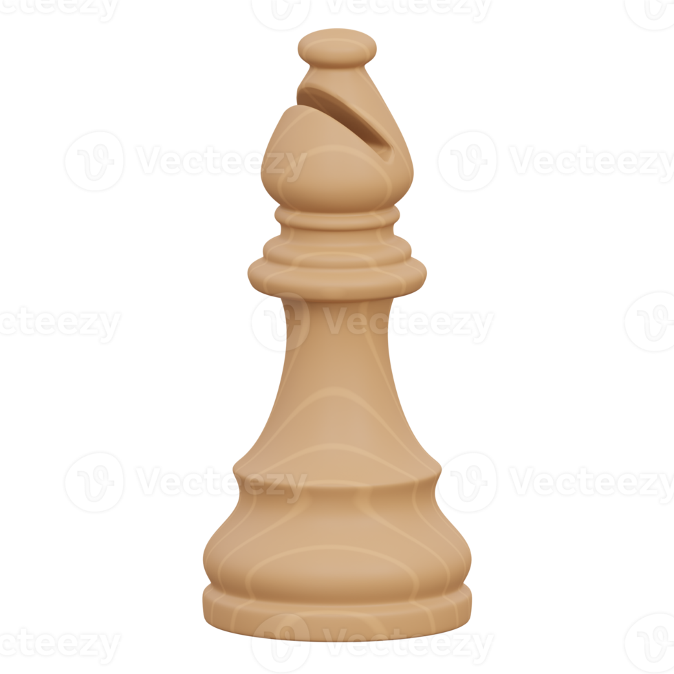 Bishop Chess Game Piece - Bispo Jogo de Xadrez 3D model