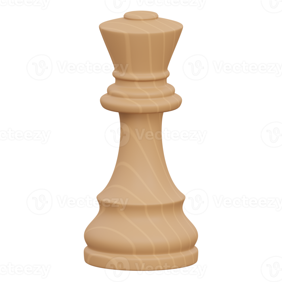 king 3d render icon illustration with transparent background, chess game png