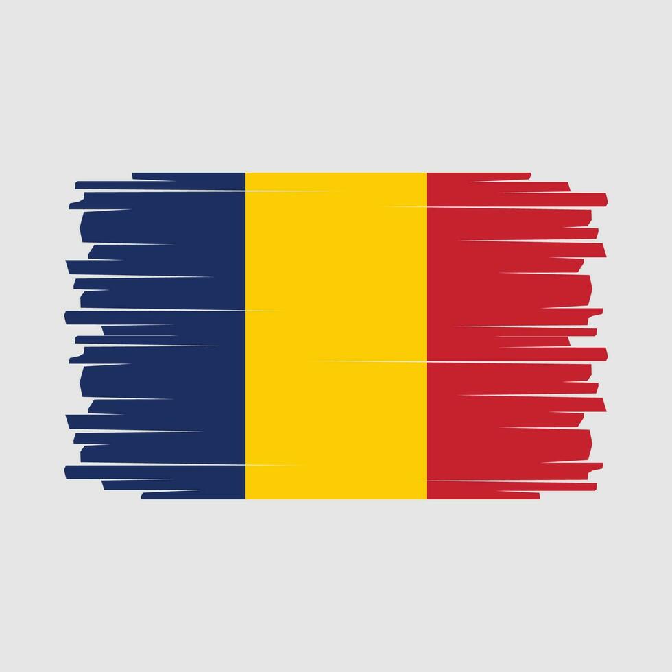 Chad Flag Vector
