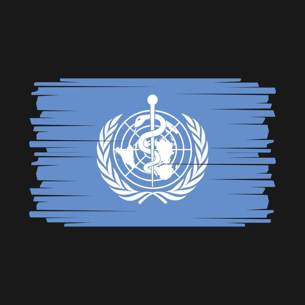 WHO Flag Vector