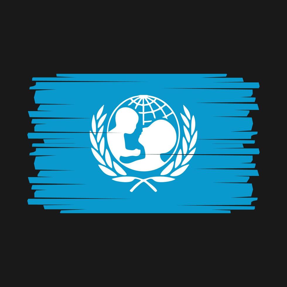Unicef Flag Vector