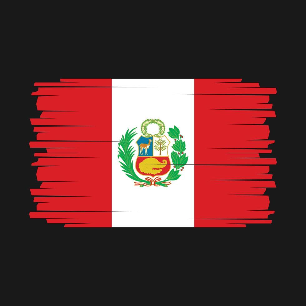 vector de bandera peru