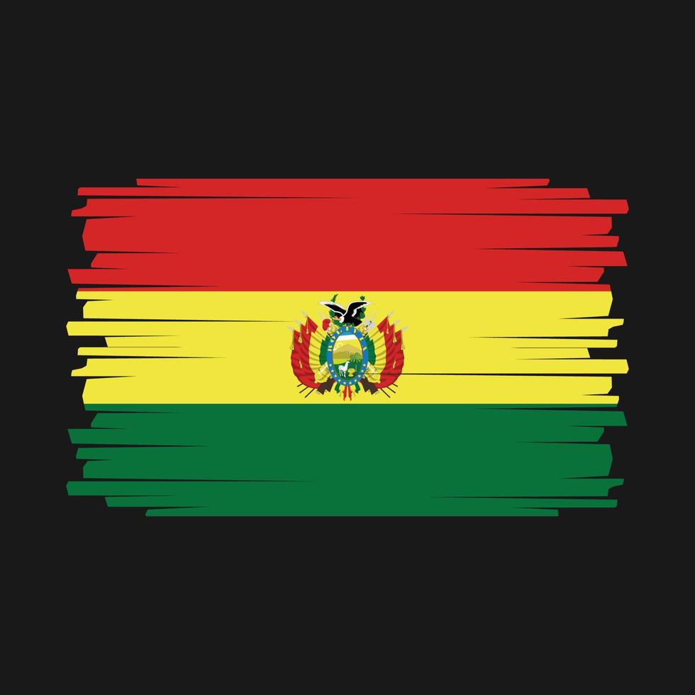 vector de bandera de bolivia