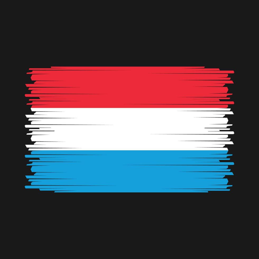 Luxembourg Flag Vector
