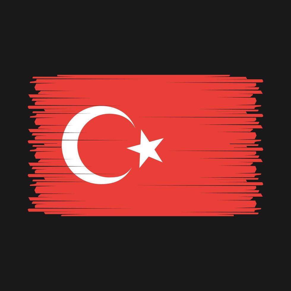 Turkey Flag Vector