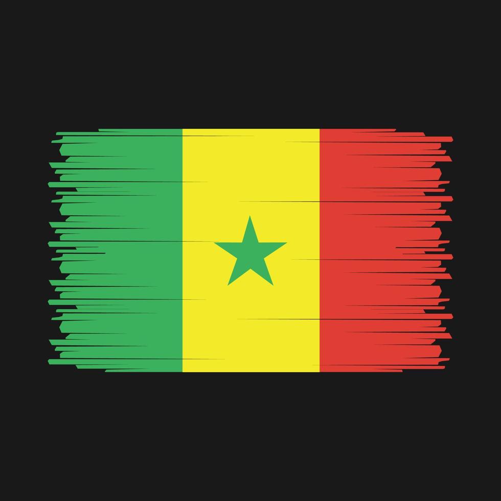 Senegal Flag Vector