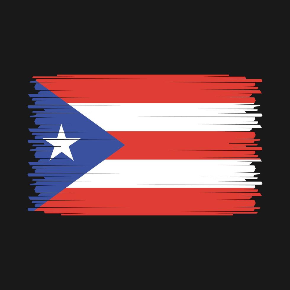 Puerto Rico Flag Vector