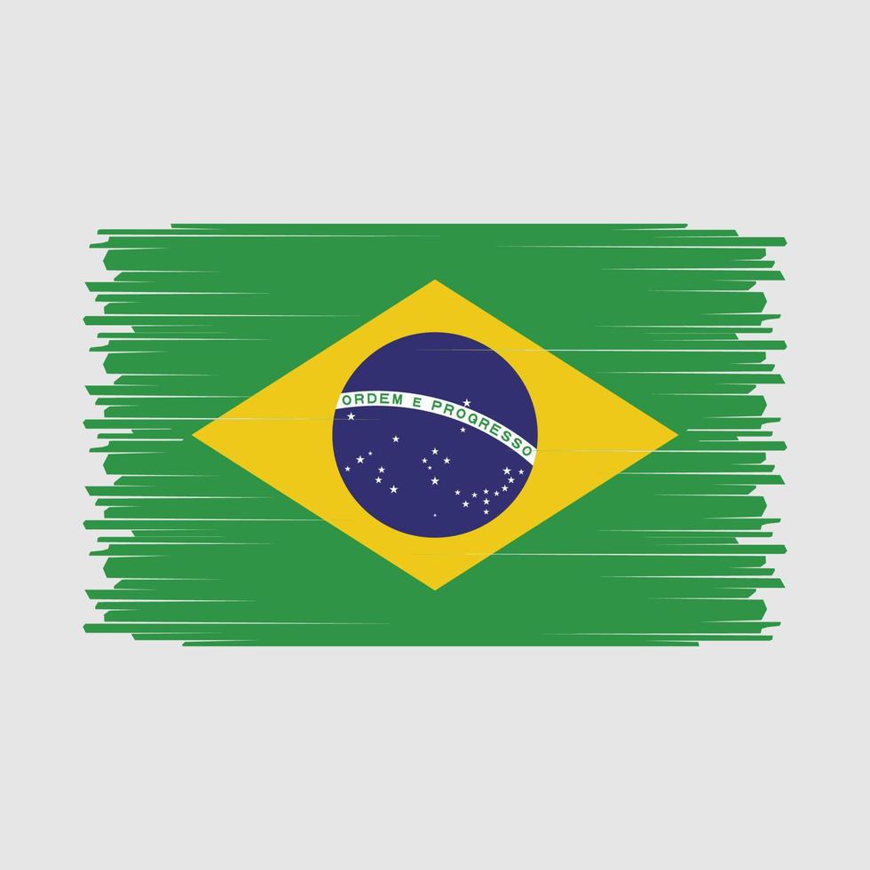 vector de la bandera de brasil