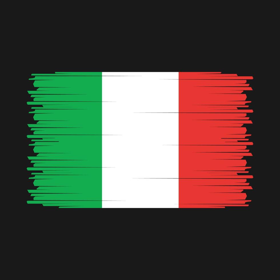 vector de bandera de italia