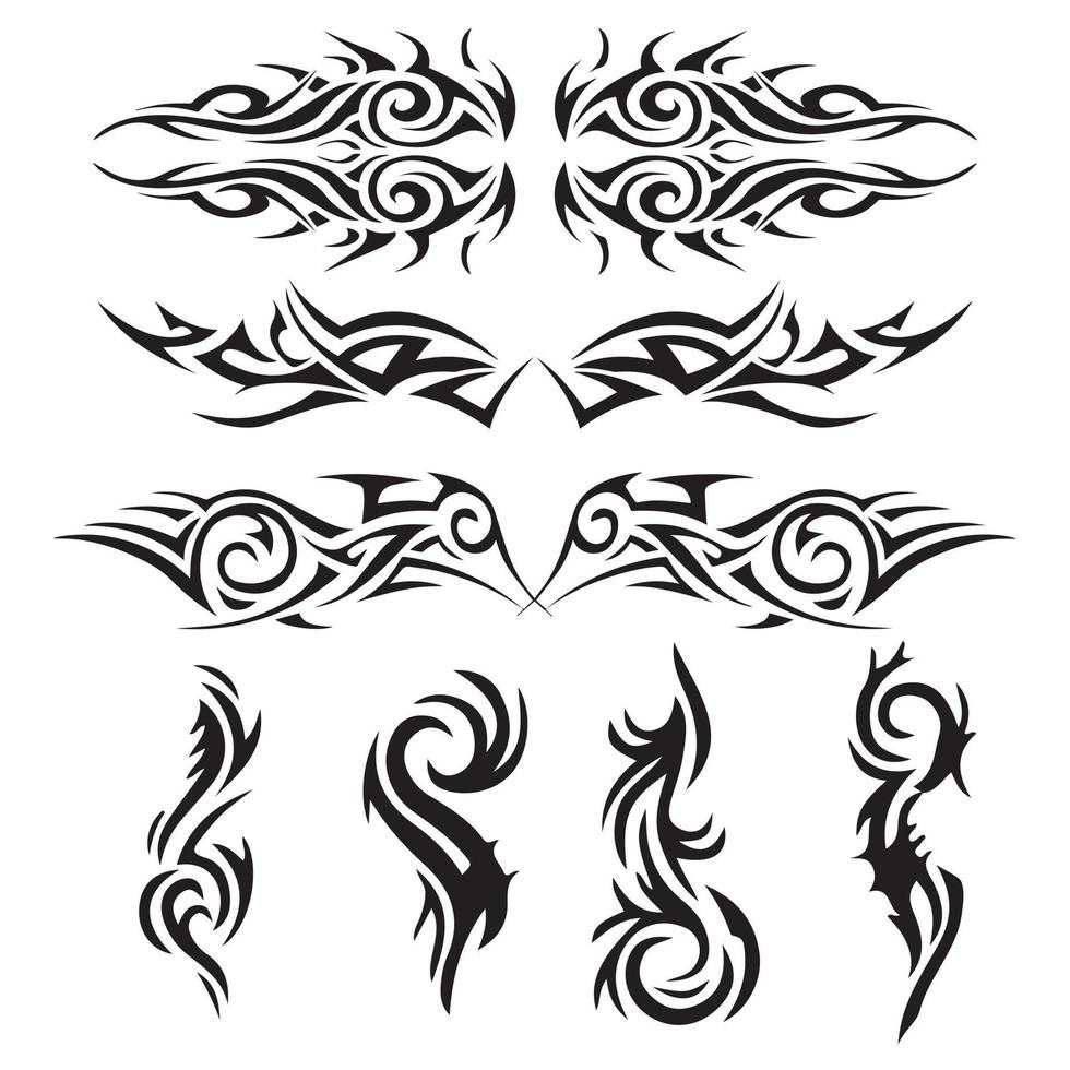 Set of Trible Tattoo Design Vector File 21975351 Vector Art at Vecteezy