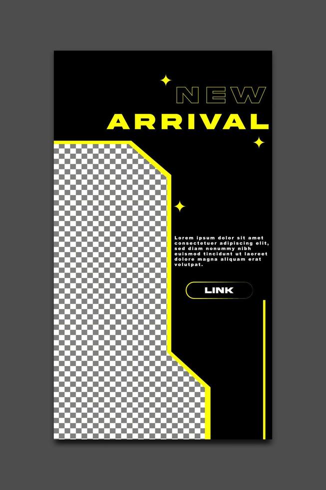 New Arrival Fashion Product Story Post Template vector