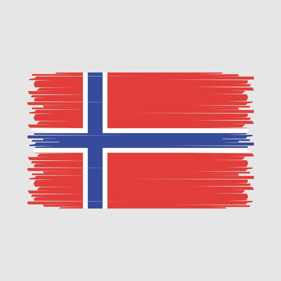 vector de bandera de noruega