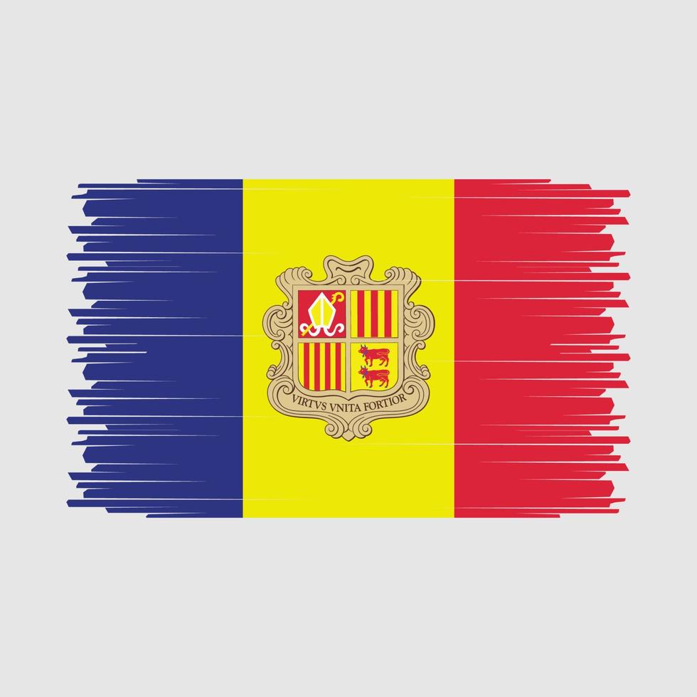 Andorra Flag Vector