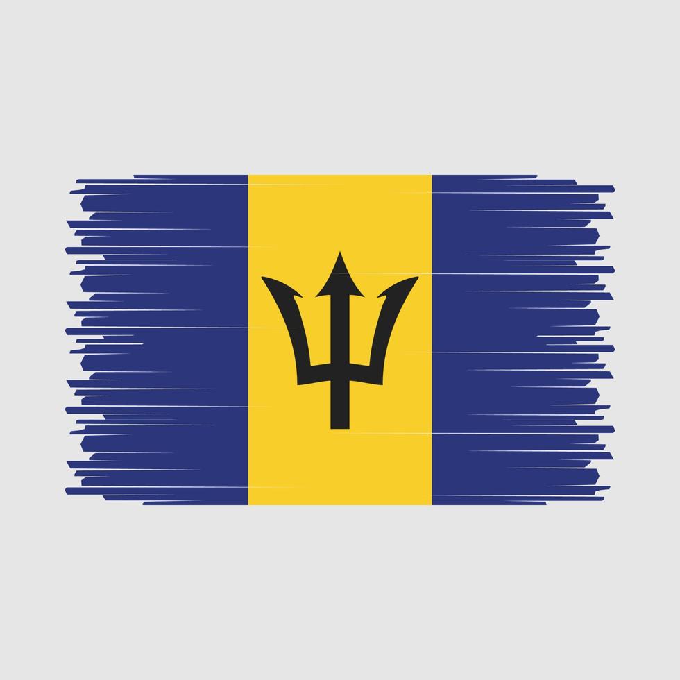 Barbados Flag Vector