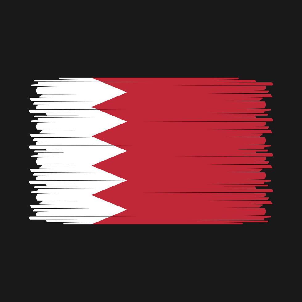 Bahrain Flag Vector