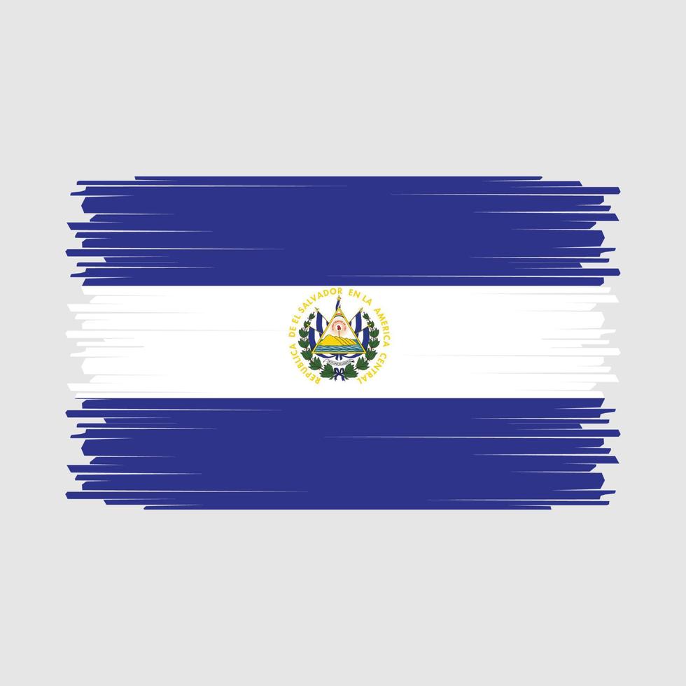 El Salvador Flag Vector