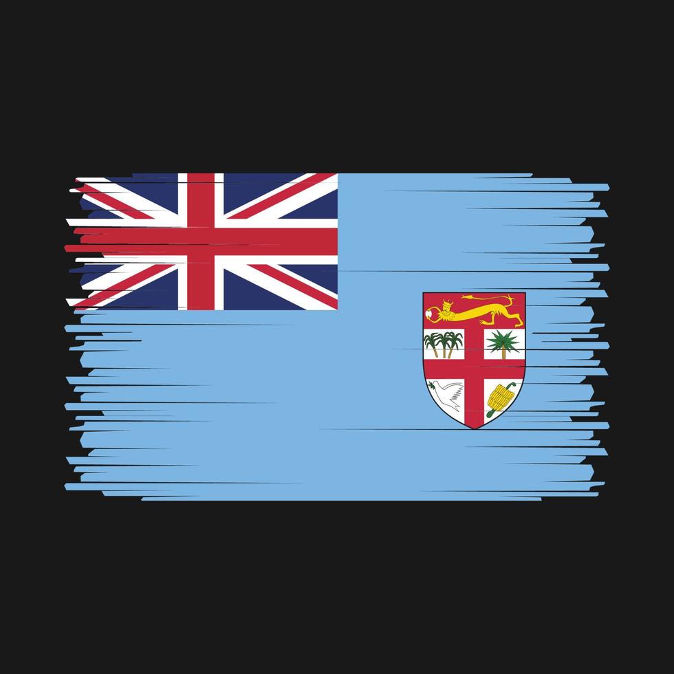 vector de bandera de fiji