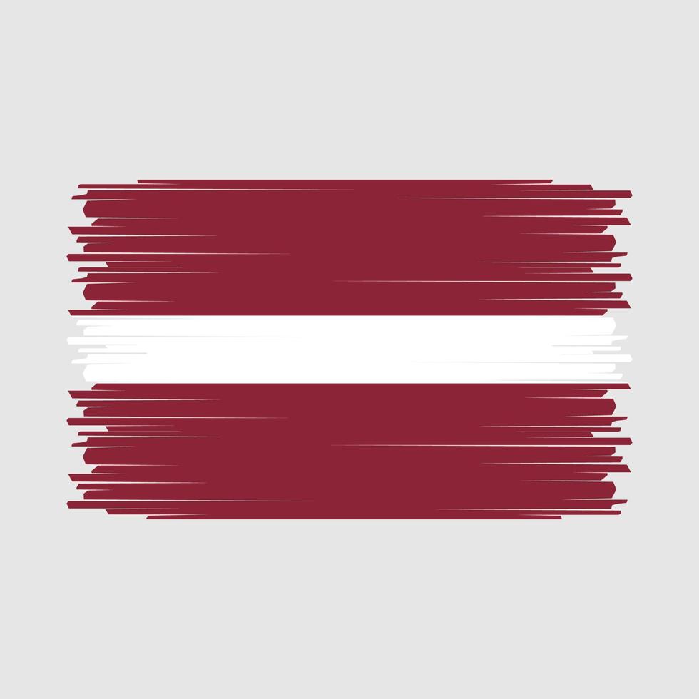 Latvia Flag Vector