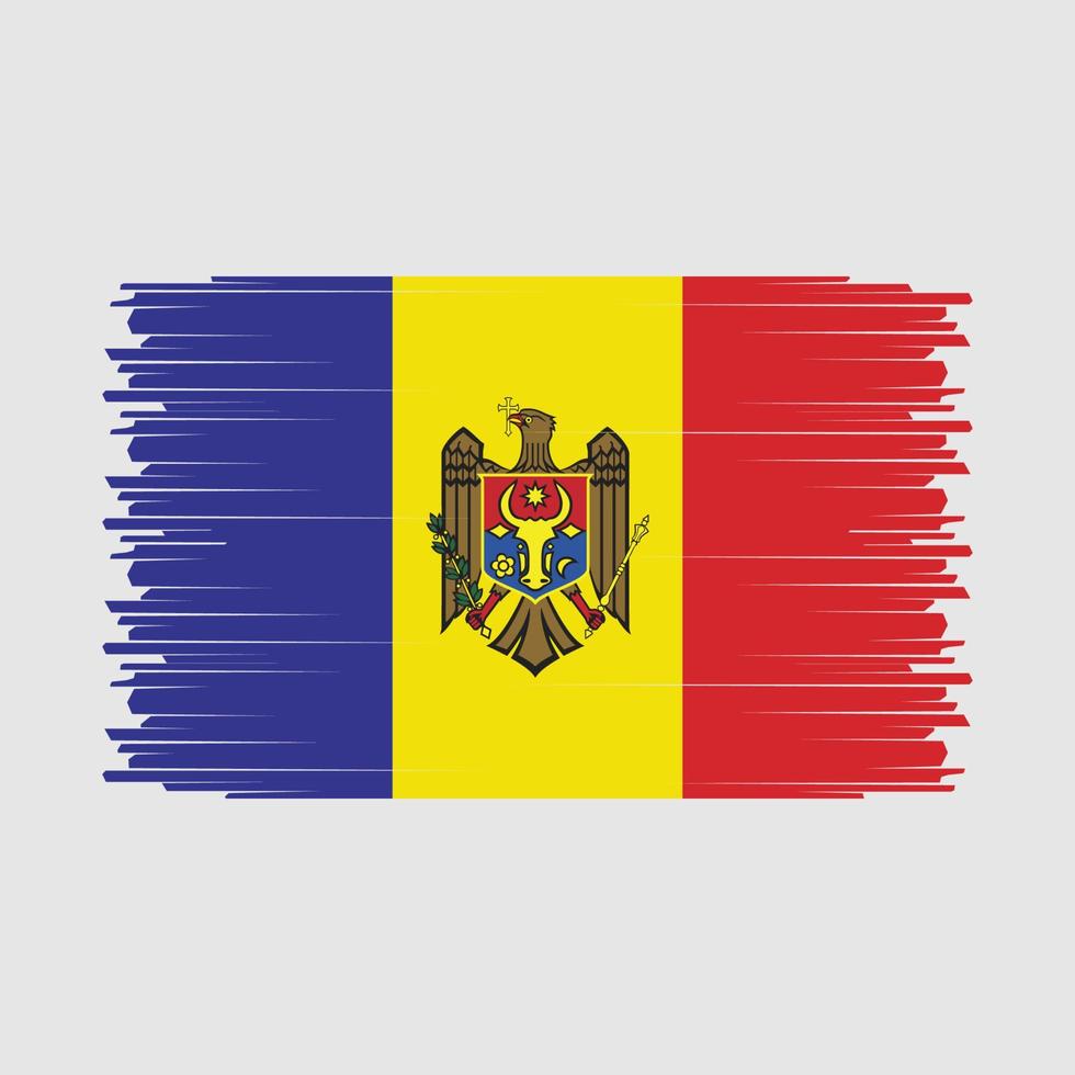 vector de bandera de moldavia