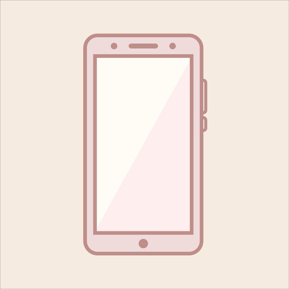 smartphone cellphone phone with screen vector