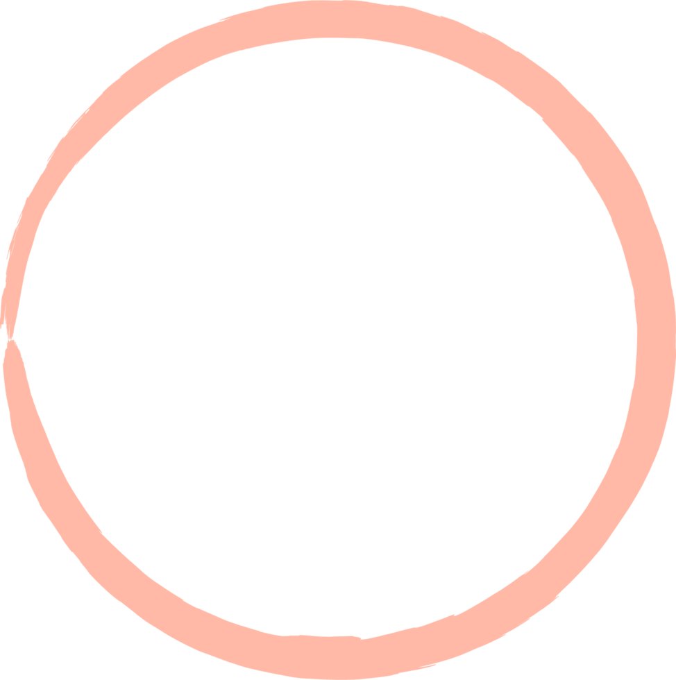 de colores grunge circulo cepillar. tinta marco png