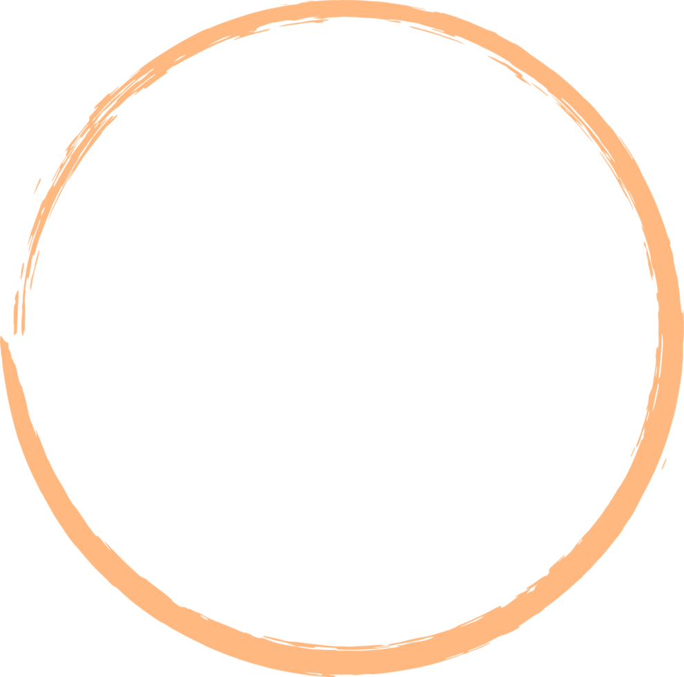 de colores grunge circulo cepillar. tinta marco png