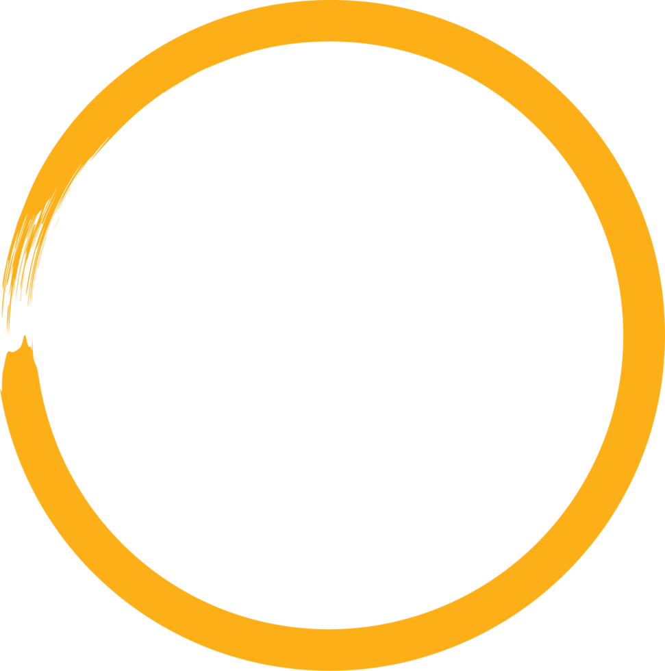 de colores grunge circulo cepillar. tinta marco png