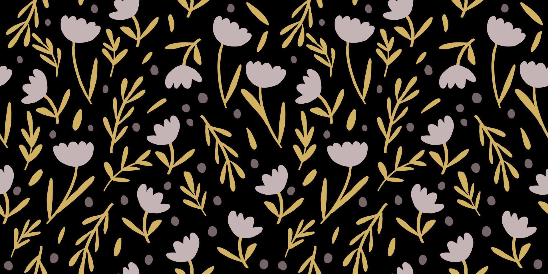 seamless pattern consisting of twigs with colorful leaves and berries, watercolor. Vector illustration