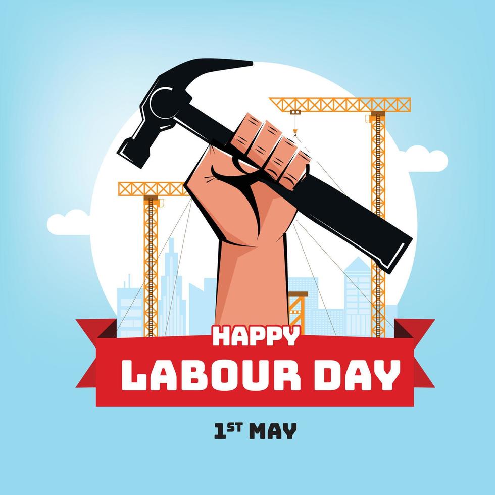 vector ilustración de mundo labor día Primero mayo además llamado como mayo día