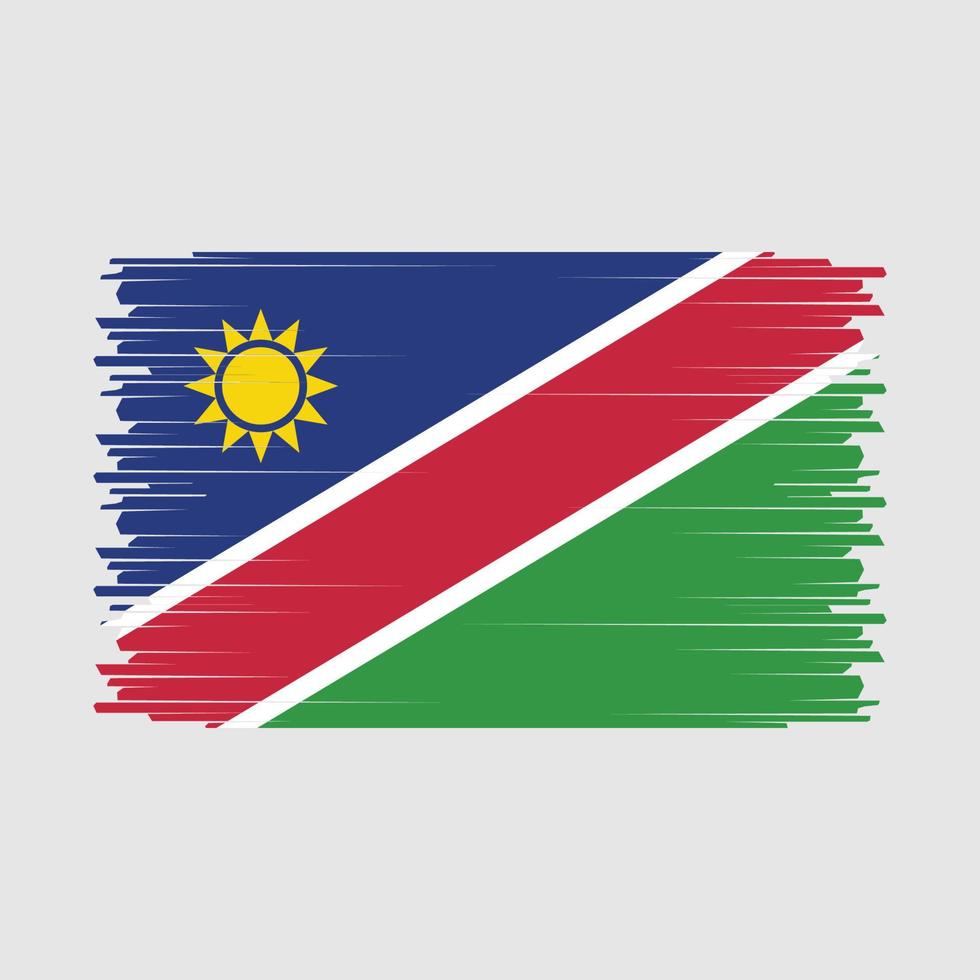 vector de bandera de namibia