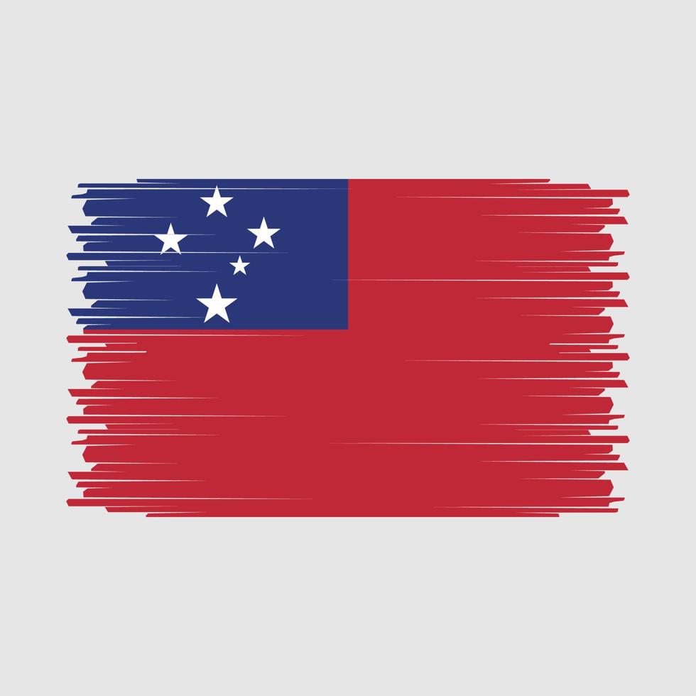 Samoa Flag Vector