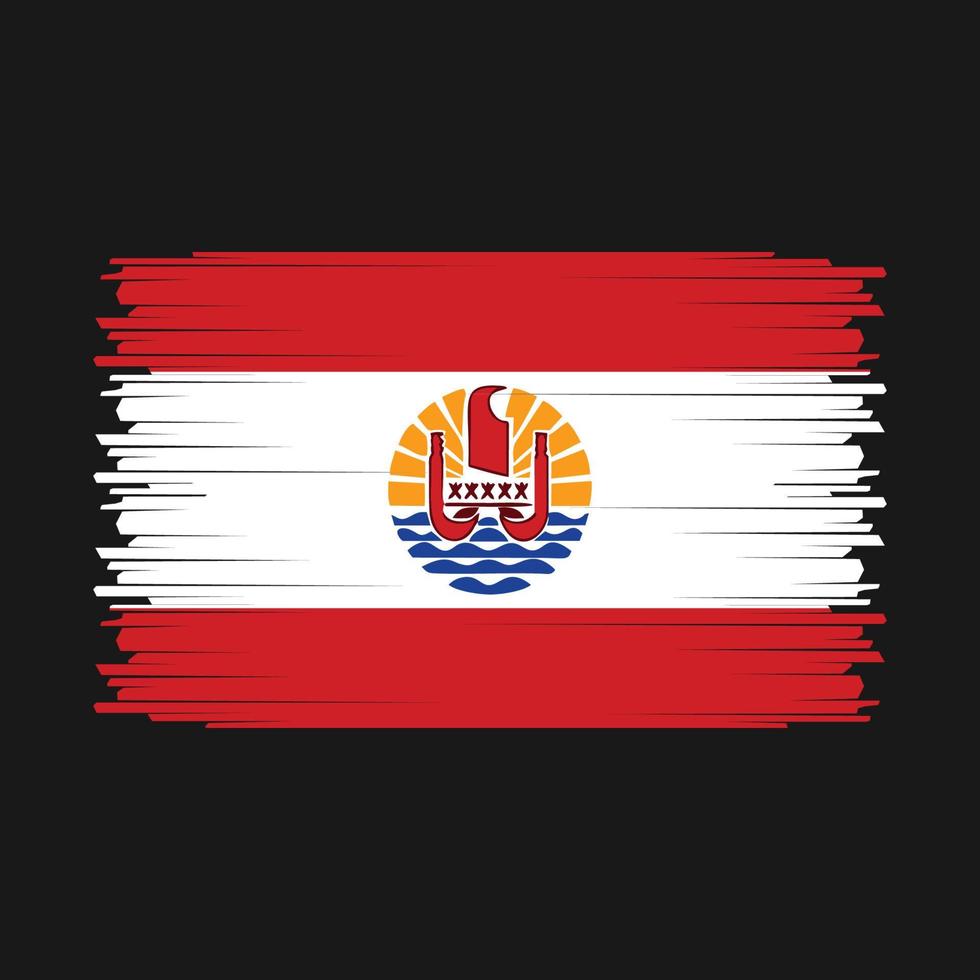 French Polynesia Flag Vector