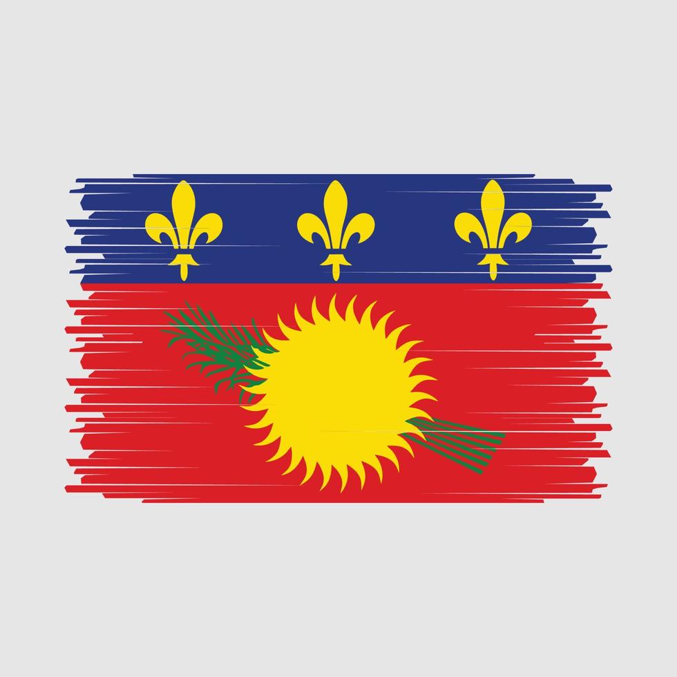 Guadeloupe  Flag Vector