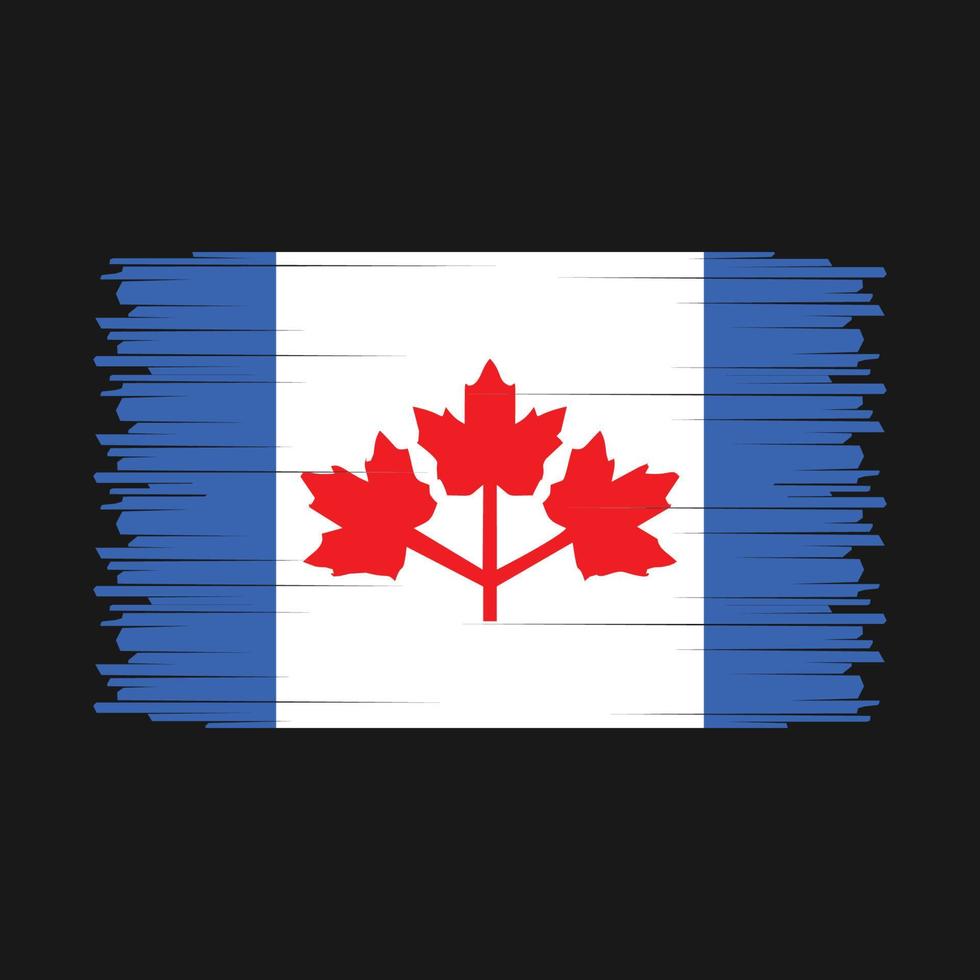 vector de bandera de canadá