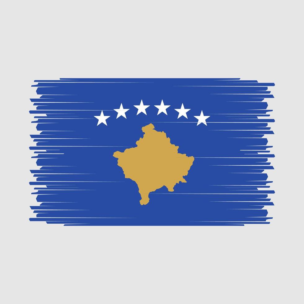 Kosovo Flag Vector