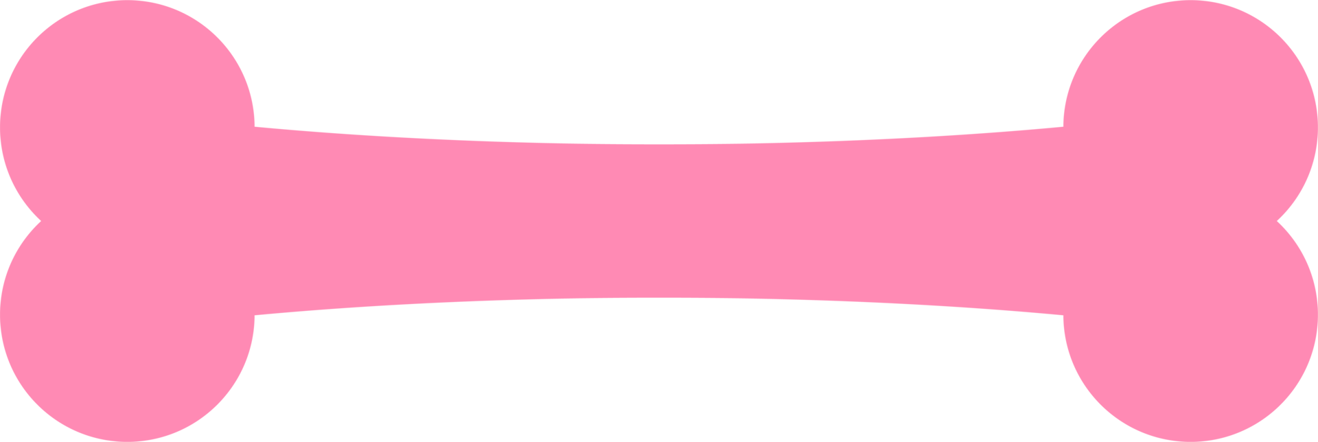 Dog bone icon in flat style png