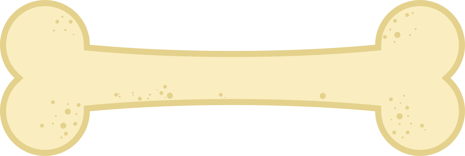 Dog bone icon in flat style png