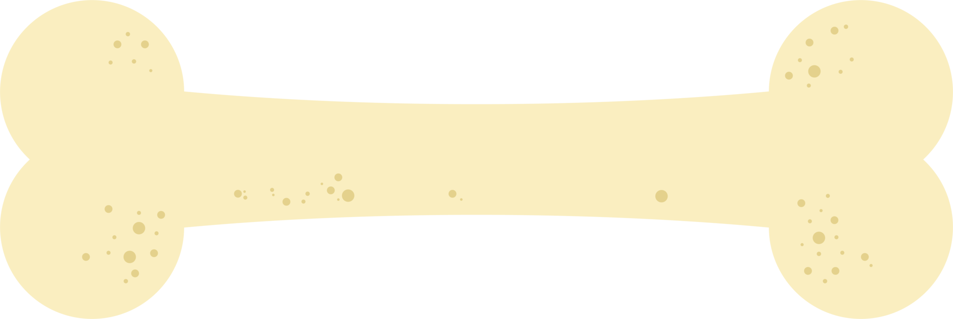 Dog bone icon in flat style png