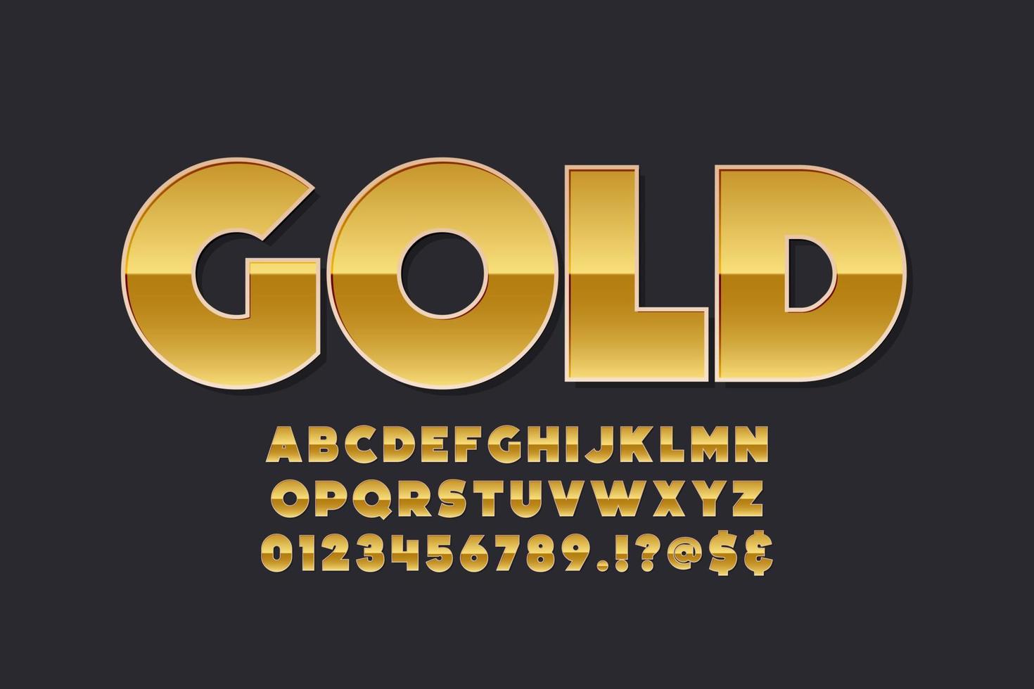 Stylized fresh alphabet font vector
