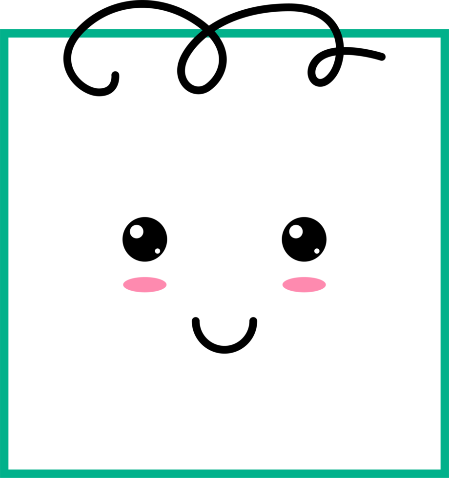 Emoji in cartoon style clip art png