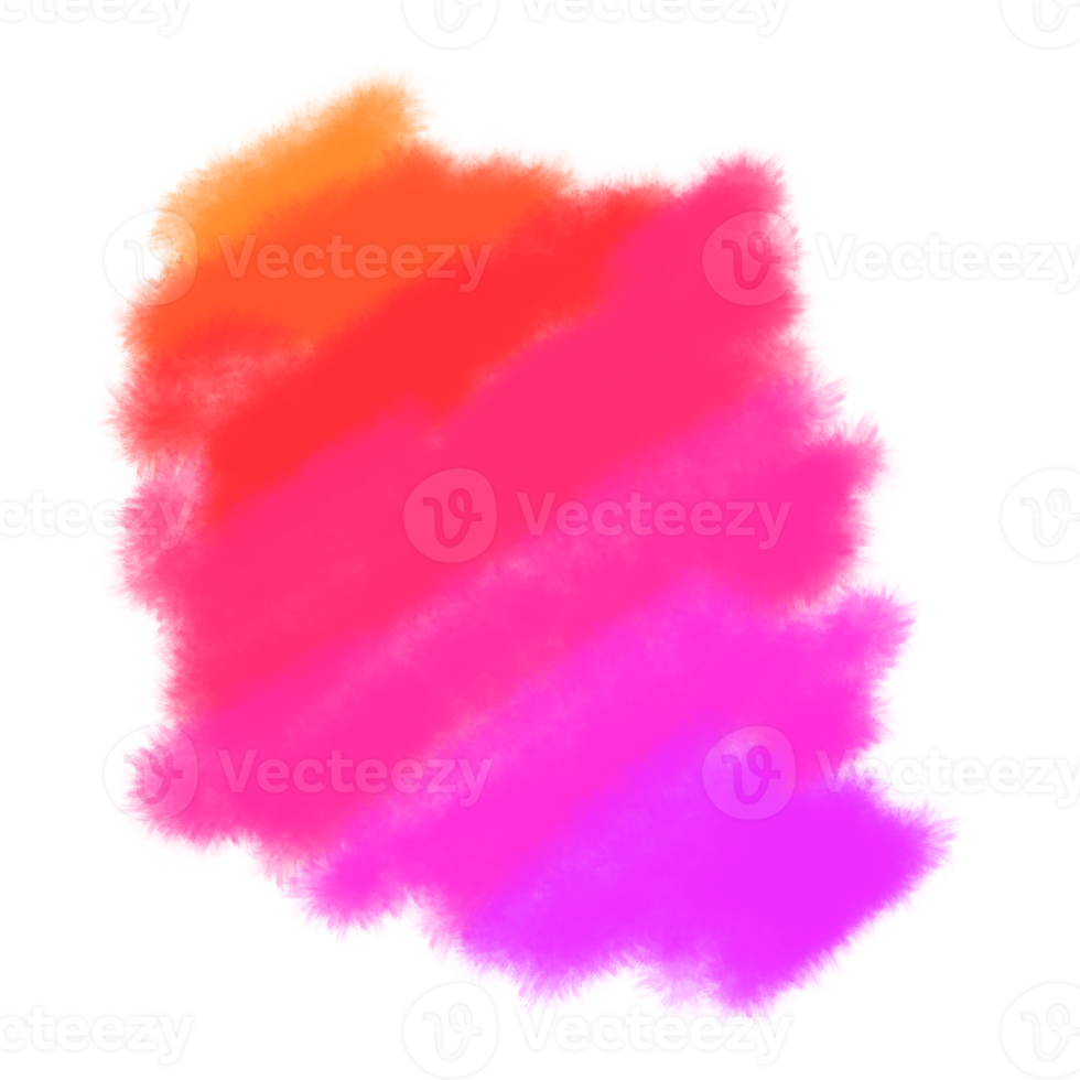 Colorful Watercolor Brush background png